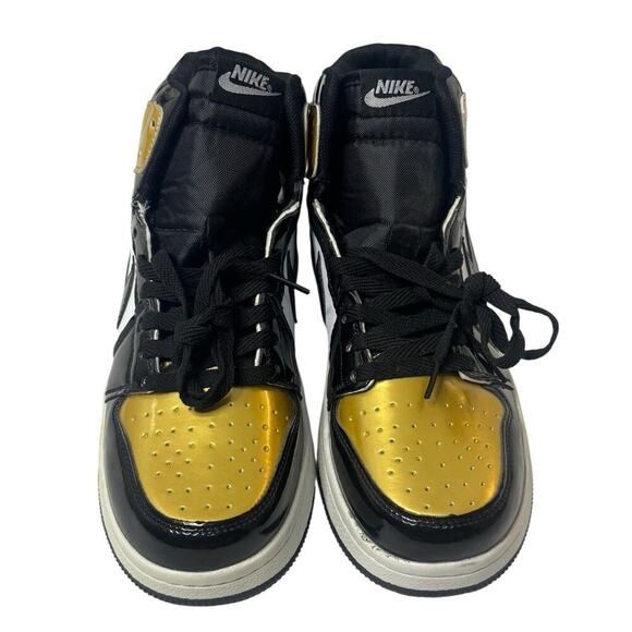 NIKE Air Jordan 1 High Golf Gold Toe Retro Shoes Model DQ0660-002 Men’s 8.5 NEW main image 4